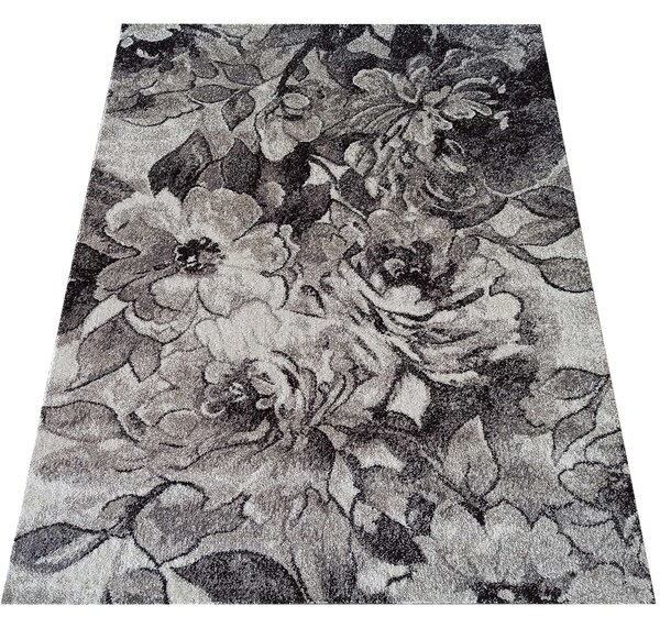 DY Hnedý koberec s kvetinovým vzorom Panamero 16 Rozmer: 60x100 cm