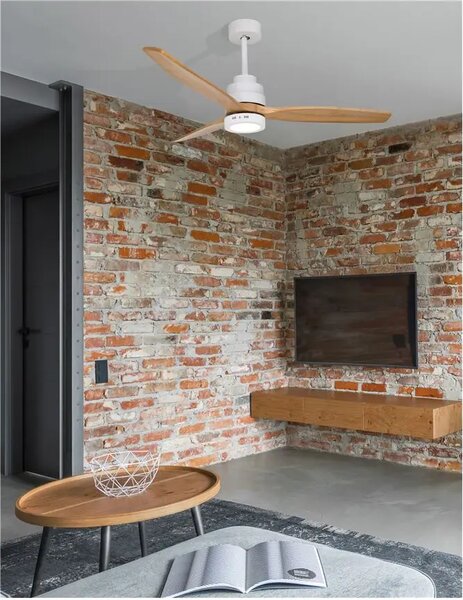 Stropný ventilátor Nature 132 biele s diaľkovým ovládaním