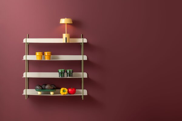 MUZZA Stolná LED lampa Melada žltá