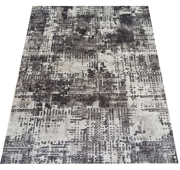 DY Sivý moderný koberec s abstraktným vzorom Panamero 18 Rozmer: 60x100 cm