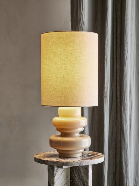 MUZZA Stolná lampa Loba béžová