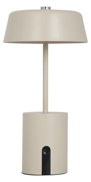 MUZZA Stolná LED lampa Melada sivá