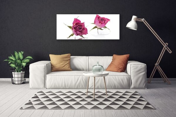 Obraz Canvas Ruže kvety rastlina 125x50 cm