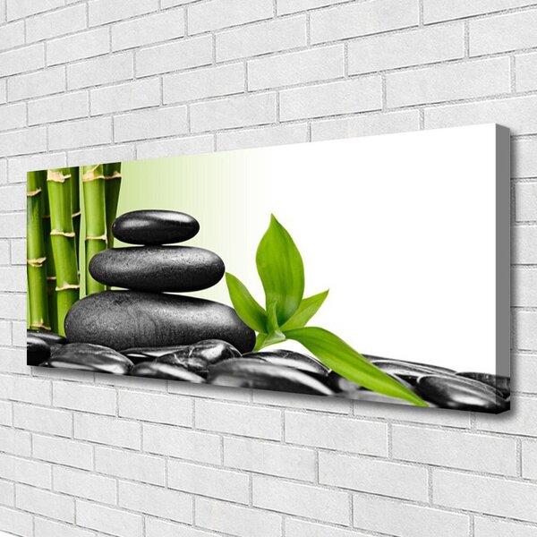 Obraz Canvas Bambus kamene zen umenie 125x50 cm