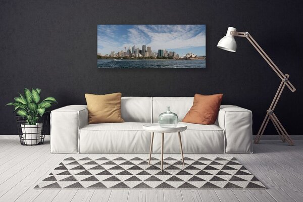 Obraz Canvas Mesto more domy sydney 125x50 cm