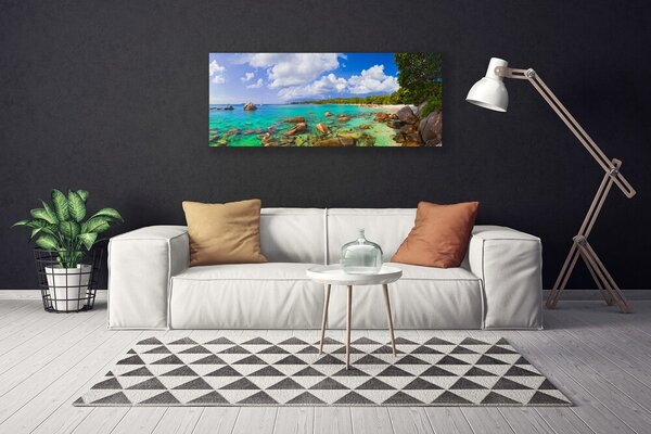 Obraz Canvas More kamene krajina 125x50 cm
