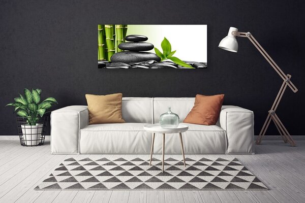 Obraz Canvas Bambus kamene zen umenie 125x50 cm