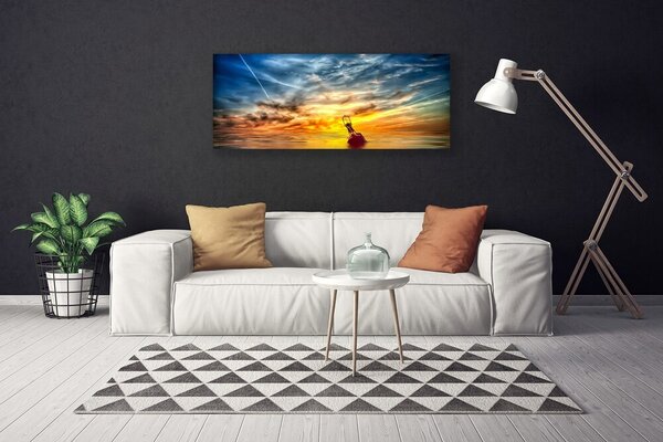 Obraz Canvas Abstrakcia umenie 125x50 cm