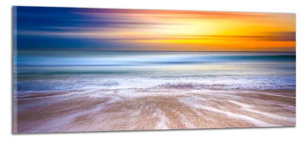 Moderný obraz Pláž a západ slnka