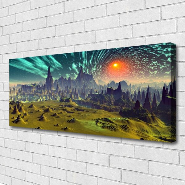 Obraz Canvas Abstrakcia umenie 125x50 cm