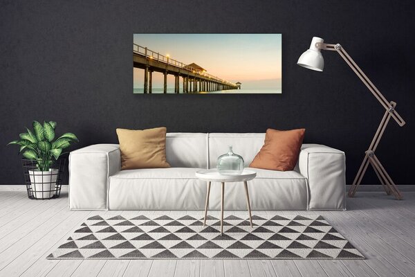 Obraz Canvas Most more architektúra 125x50 cm
