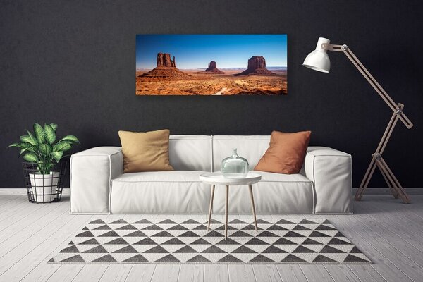 Obraz Canvas Púšť hory príroda 125x50 cm
