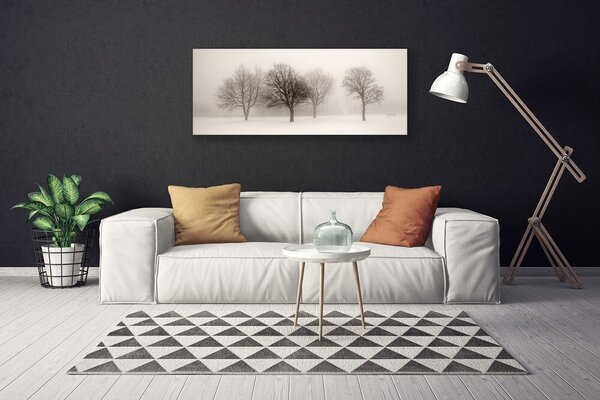 Obraz Canvas Sneh stromy príroda 125x50 cm
