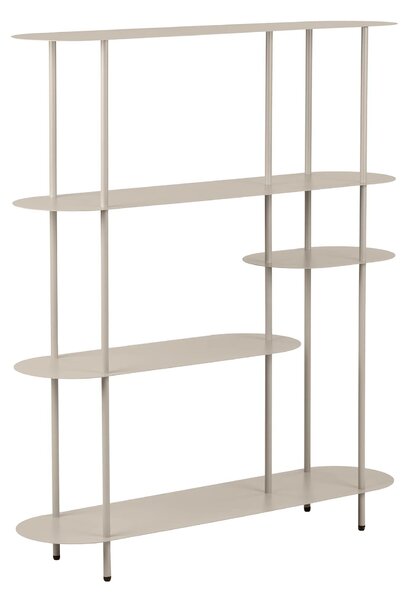 MUZZA Polica Noela 31 x 118 x 139 cm béžová