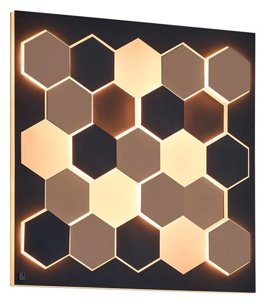STROPNÉ LED SVIETIDLO, 55/55/7,5 cm Cinque - Interiérové svietidlá