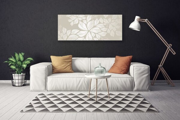 Obraz na plátne Kvety rastlina umenie 125x50 cm