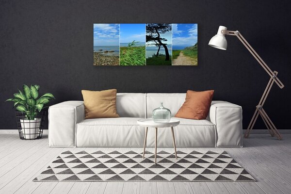 Obraz na plátne Pláž strom príroda 125x50 cm