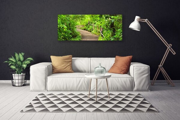 Obraz na plátne Schody príroda 125x50 cm
