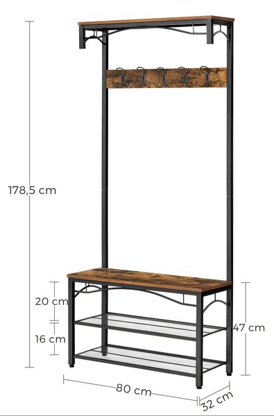 PREDSIEŇOVÝ NÁBYTOK, 80/178,5/32 cm Boxxx - Online Only drobný nábytok, Online Only