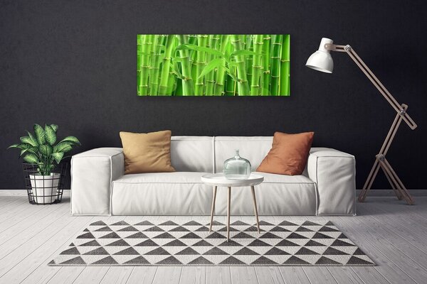 Obraz na plátne Bambus stonka kvet rastlina 125x50 cm