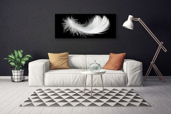 Obraz na plátne Pírko umenie 125x50 cm