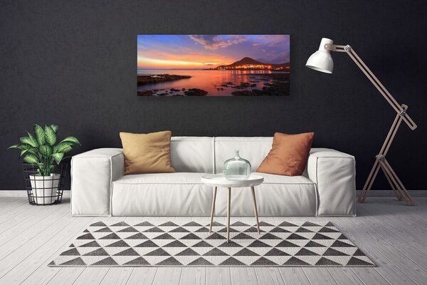 Obraz na plátne Kamene more príroda 125x50 cm