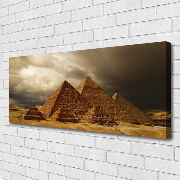 Obraz na plátne Pyramídy architektúra 125x50 cm