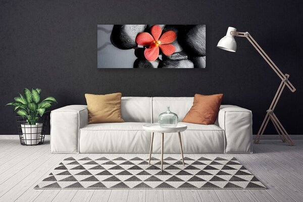 Obraz na plátne Kvet kamene umenie 125x50 cm