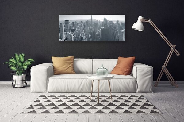 Obraz na plátne Mesto domy 125x50 cm