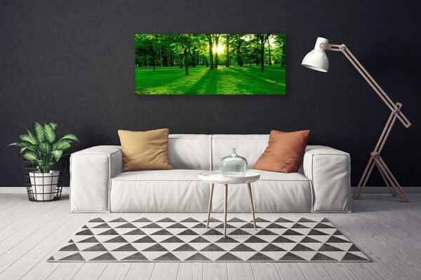 Obraz na plátne Les príroda 125x50 cm