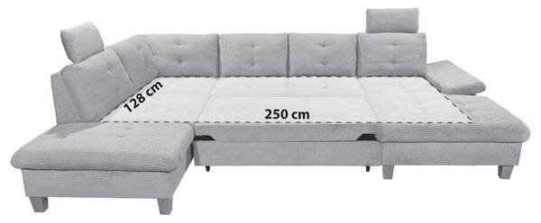 SEDACIA SÚPRAVA, textil, antracitová MID.YOU - Sedačky, Online Only