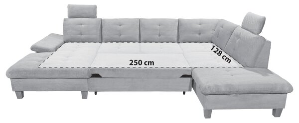 SEDACIA SÚPRAVA, textil, antracitová MID.YOU - Sedačky, Online Only