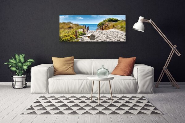 Obraz na plátne Chodník krajina 125x50 cm
