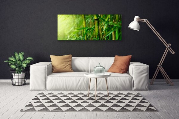 Obraz na plátne Bambus stonky rastlina 125x50 cm