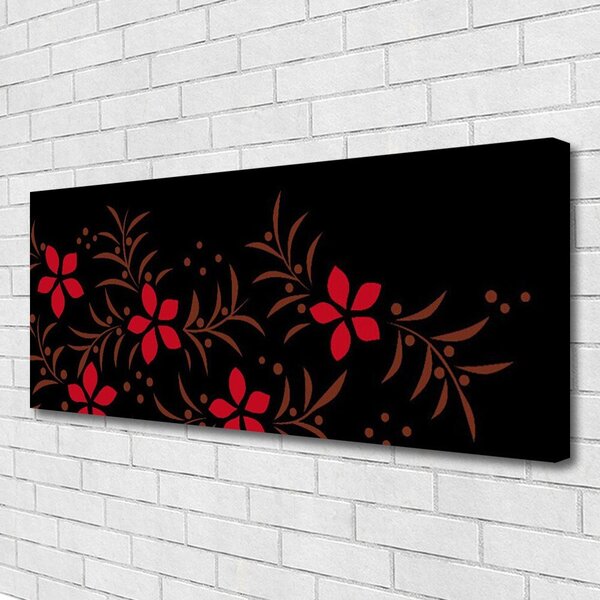 Obraz na plátne Kvety rastlina príroda umenie 125x50 cm