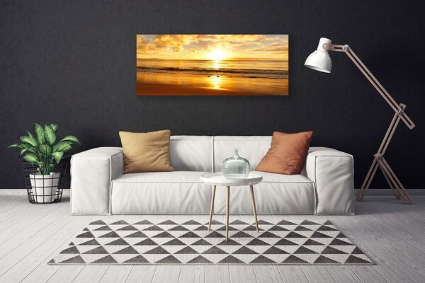 Obraz na plátne More slnko krajina 125x50 cm