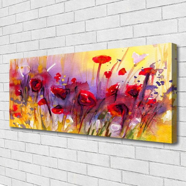Obraz na plátne Kvety rastlina príroda umenie 125x50 cm
