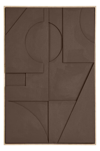MUZZA Obraz Andrew I. 60 x 90 cm hnedá