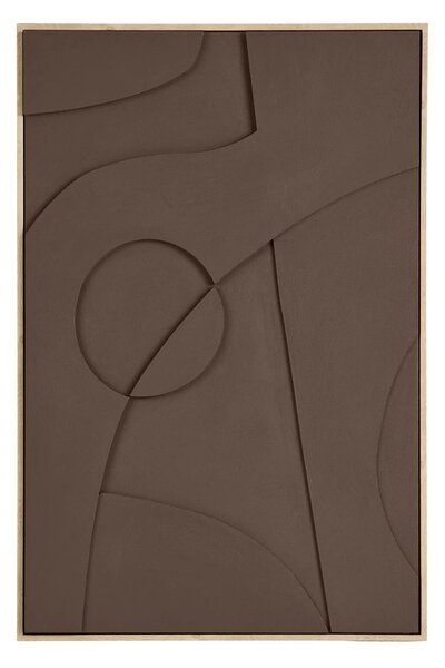 MUZZA Obraz Andrew II. 60 x 90 cm hnedá