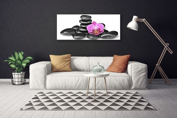 Obraz na plátne Kvet kamene umenie 125x50 cm