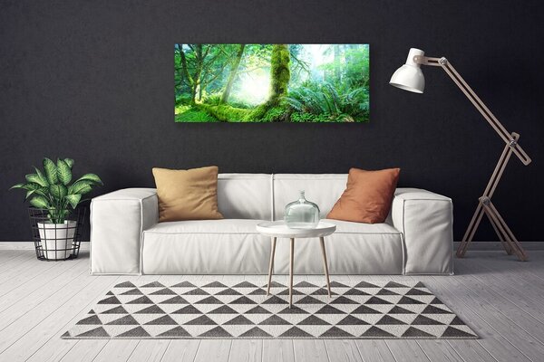 Obraz na plátne Les príroda 125x50 cm