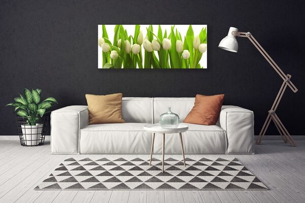 Obraz na plátne Tulipány kvety rastlina 125x50 cm