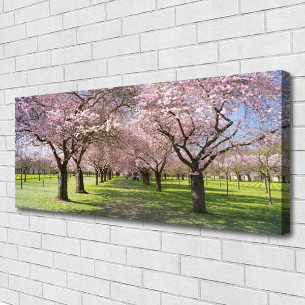 Obraz na plátne Chodník stromy príroda 125x50 cm