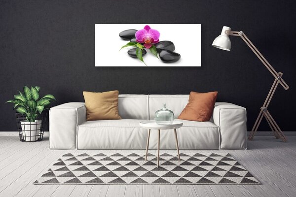 Obraz na plátne Kvet kamene umenie 125x50 cm