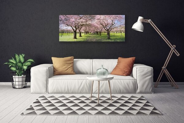 Obraz na plátne Chodník stromy príroda 125x50 cm