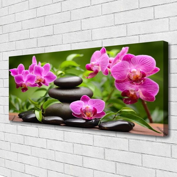 Obraz na plátne Kvet kamene umenie 125x50 cm