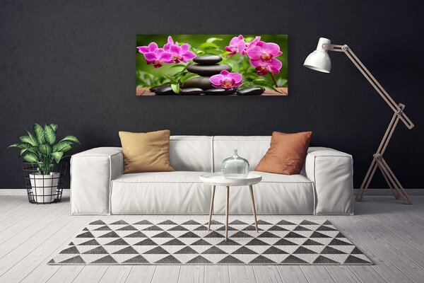 Obraz na plátne Kvet kamene umenie 125x50 cm