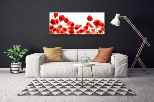 Obraz na plátne Maky rastlina príroda 125x50 cm