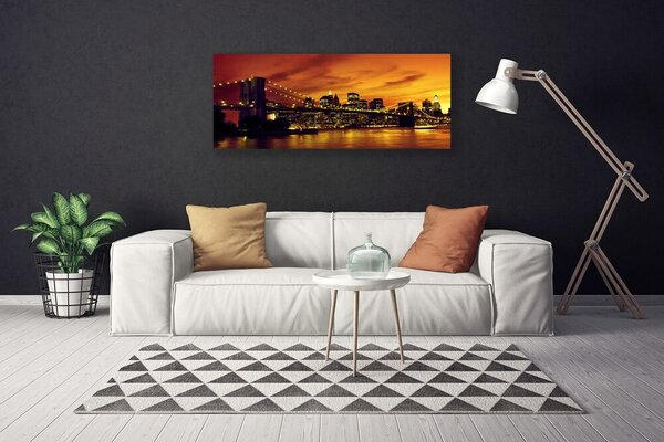Obraz na plátne Most architektúra 125x50 cm