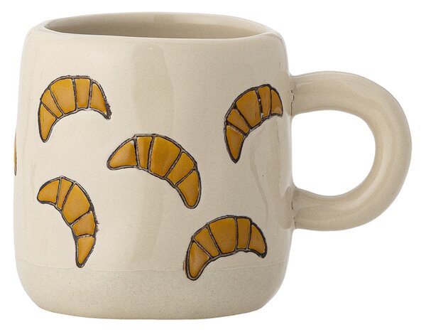 MUZZA Šálka Croissant 110 ml biela